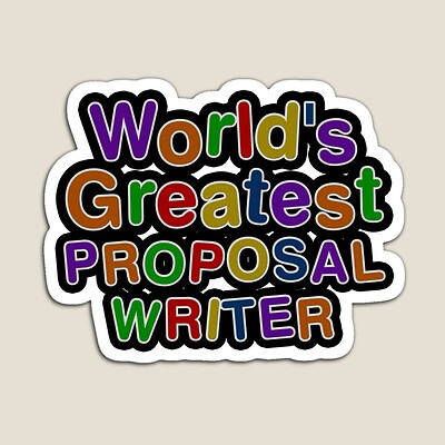 World's Greatest PROPOSAL WRITER Sticker