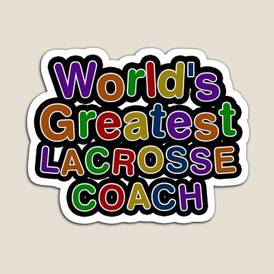 World's Greatest LACROSSE COACH Sticker