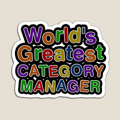 World's Greatest CATEGORY MANAGER Sticker