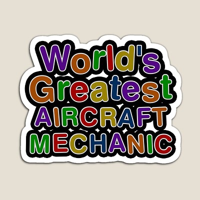 World's Greatest AIRCRAFT MECHANIC Sticker