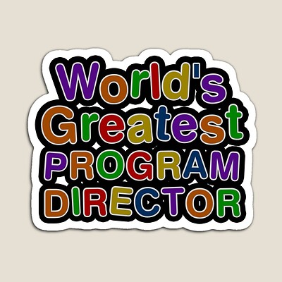 World's Greatest PROGRAM DIRECTOR Sticker
