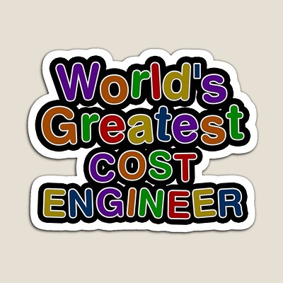 World's Greatest COST ENGINEER Sticker