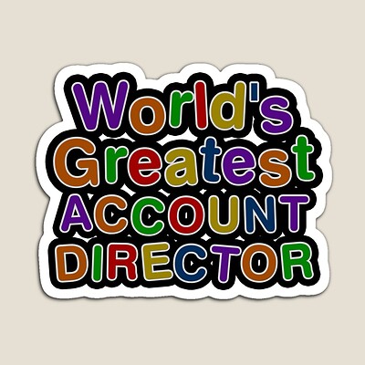 World's Greatest ACCOUNT DIRECTOR Sticker