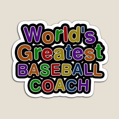 World's Greatest BASEBALL COACH Sticker