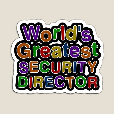 World's Greatest SECURITY DIRECTOR Sticker
