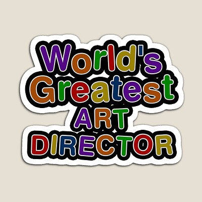 World's Greatest ART DIRECTOR Sticker