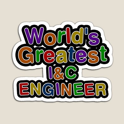 World's Greatest IandC ENGINEER Sticker