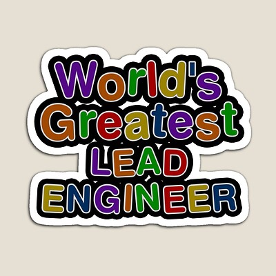 World's Greatest LEAD ENGINEER Sticker