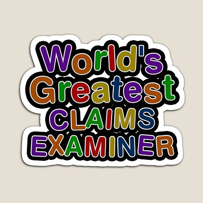 World's Greatest CLAIMS EXAMINER Sticker