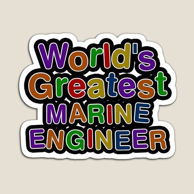 World's Greatest MARINE ENGINEER Sticker