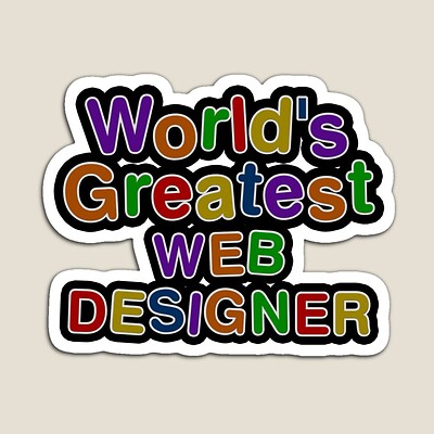 World's Greatest WEB DESIGNER Sticker