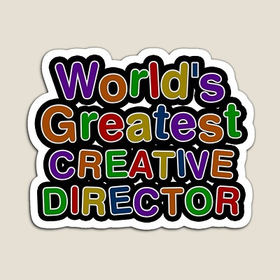 World's Greatest CREATIVE DIRECTOR Sticker