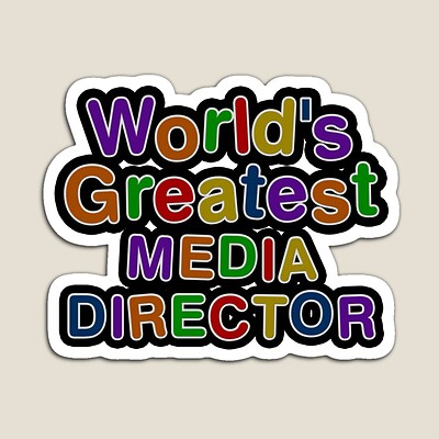 World's Greatest MEDIA DIRECTOR Sticker