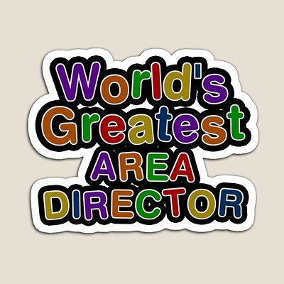 World's Greatest AREA DIRECTOR Sticker