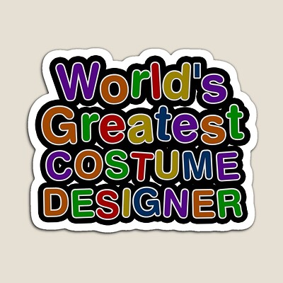World's Greatest COSTUME DESIGNER Sticker