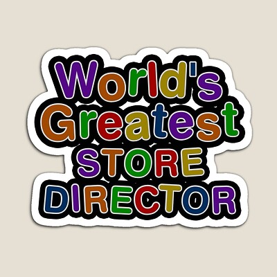 World's Greatest STORE DIRECTOR Sticker