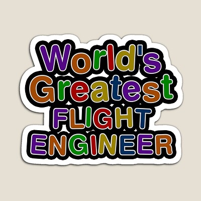 World's Greatest FLIGHT ENGINEER Sticker