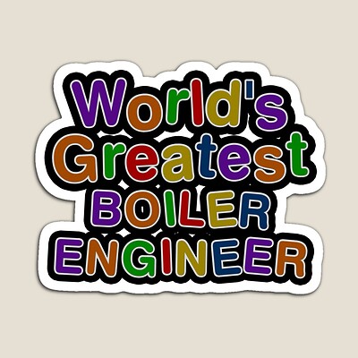 World's Greatest BOILER ENGINEER Sticker
