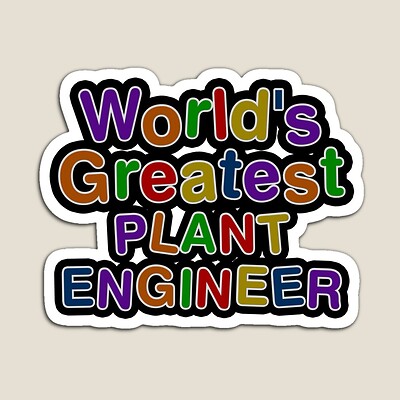 World's Greatest PLANT ENGINEER Sticker