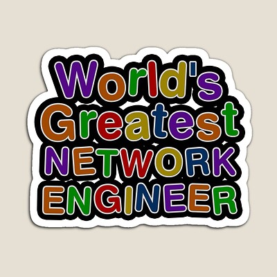 World's Greatest NETWORK ENGINEER Sticker