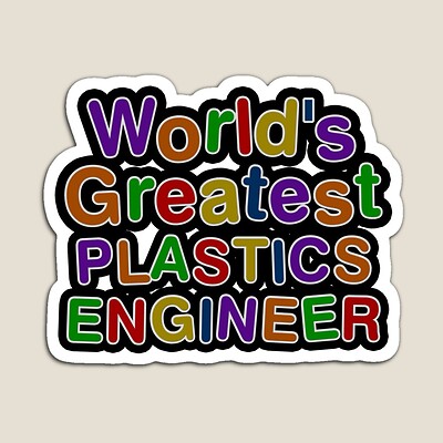 World's Greatest PLASTICS ENGINEER Sticker