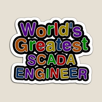 World's Greatest SCADA ENGINEER Sticker