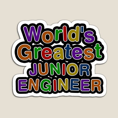 World's Greatest JUNIOR ENGINEER Sticker