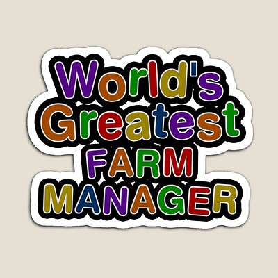 World's Greatest FARM MANAGER Sticker