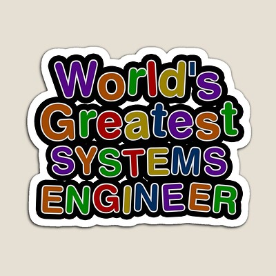 World's Greatest SYSTEMS ENGINEER Sticker