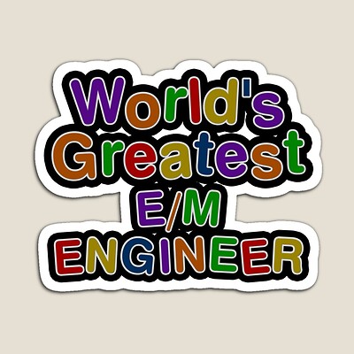 World's Greatest E/M ENGINEER Sticker