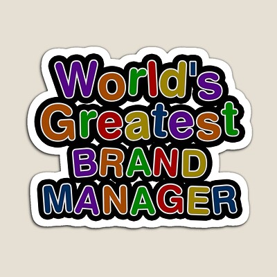 World's Greatest BRAND MANAGER Sticker