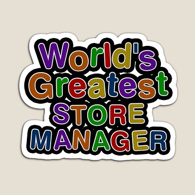 World's Greatest STORE MANAGER Sticker