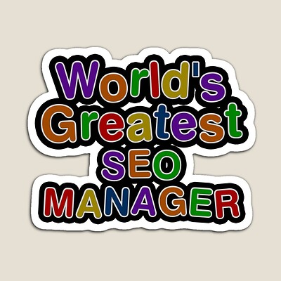 World's Greatest SEO MANAGER Sticker