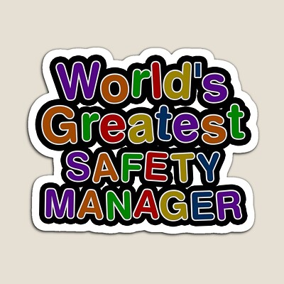 World's Greatest SAFETY MANAGER Sticker