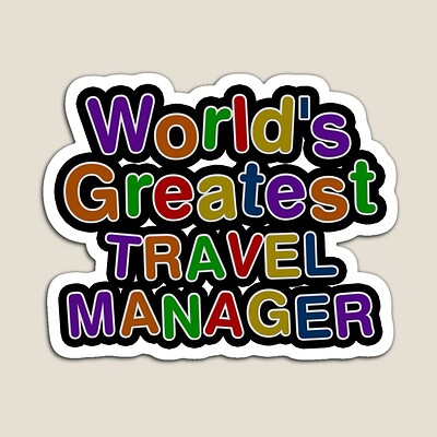 World's Greatest TRAVEL MANAGER Sticker