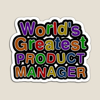 World's Greatest PRODUCT MANAGER Sticker
