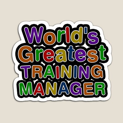 World's Greatest TRAINING MANAGER Sticker