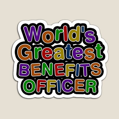 World's Greatest BENEFITS OFFICER Sticker