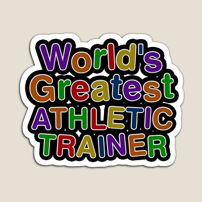 World's Greatest ATHLETIC TRAINER Sticker