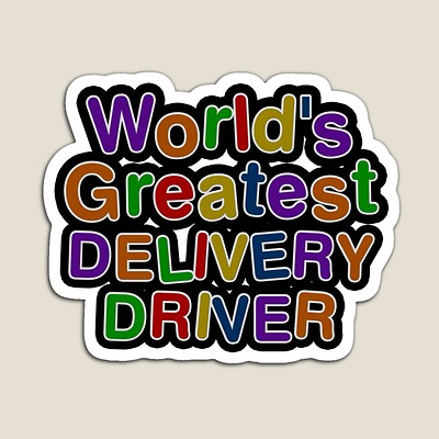 World's Greatest DELIVERY DRIVER Sticker