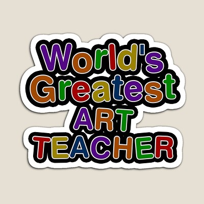 World's Greatest ART TEACHER Sticker
