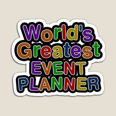 World's Greatest EVENT PLANNER Sticker
