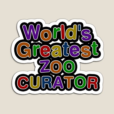 World's Greatest ZOO CURATOR Sticker