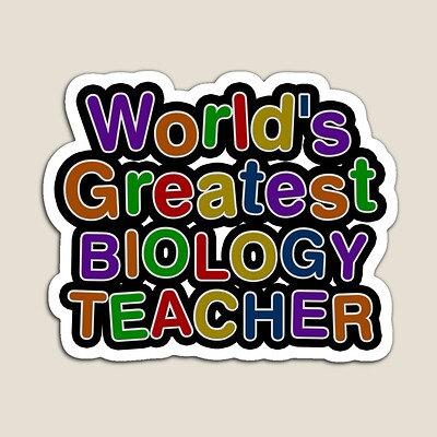 World's Greatest BIOLOGY TEACHER Sticker