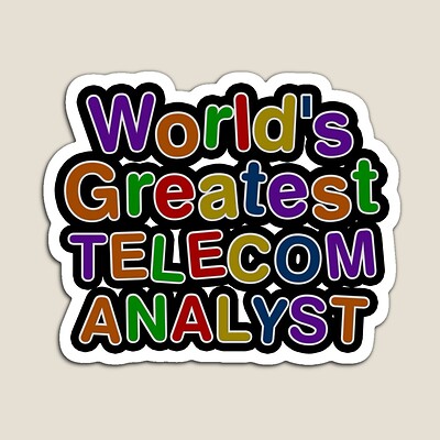 World's Greatest TELECOM ANALYST Sticker