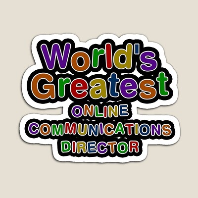 World's Greatest ONLINE COMMUNICATIONS DIRECTOR Sticker