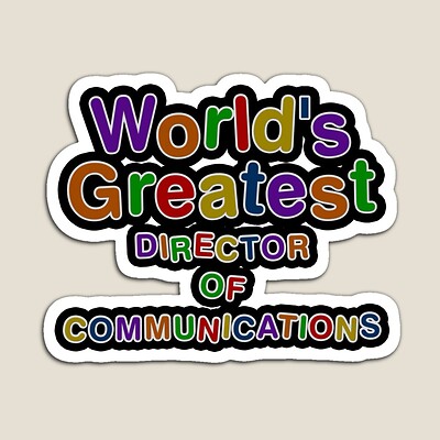 World's Greatest DIRECTOR OF COMMUNICATIONS Sticker