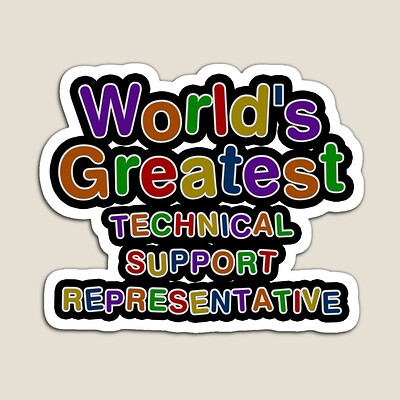 World's Greatest TECHNICAL SUPPORT REPRESENTATIVE Sticker