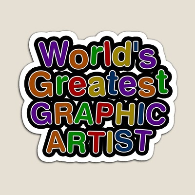 World's Greatest GRAPHIC ARTIST Sticker
