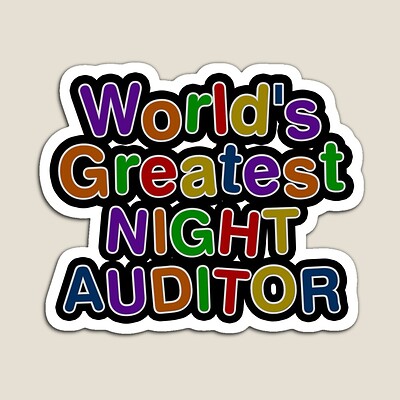 World's Greatest NIGHT AUDITOR Sticker